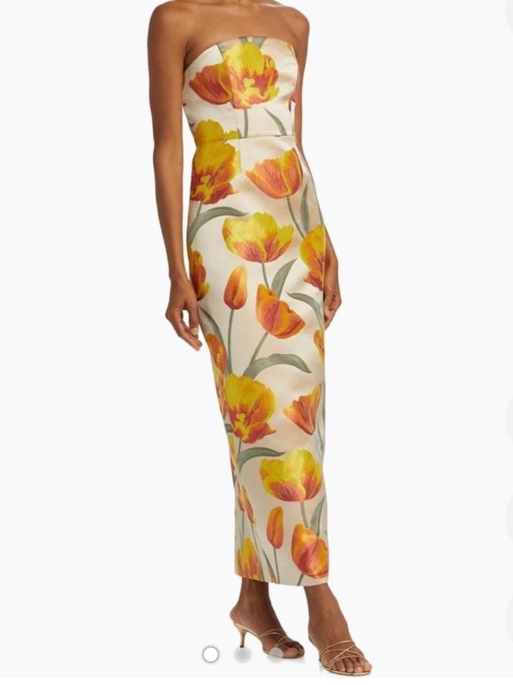 Milly Orion Tulip Jacquard Dress